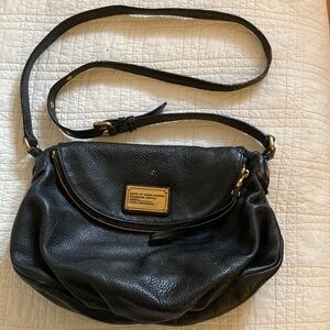 Marc Jacobs Black Leather Crossbody Leather Bag
